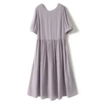 AYUNSUE Heavyweight Crepe Mulberry Silk Dress Woman Elegant Summer Dresses 2026 Flowing A-line Dresses Woman Clothes Vestidos