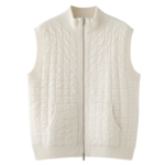 High Quality Autumn Winter Woman Sweater Vest Elegant Female 100% Cashmere Knitwear Thick Cardigan Lady Sleeveless Clothes Tops