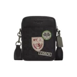 COACH Sullivan Coated Canvas Canvas Bag Crossbody Bag Shoulder Bag Mini Men's Charcoal CY894-QBA5F