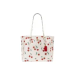 COACH Mollie Cow Leather Tote Bag Shopping Bag One Shoulder Handbag Large Size Women's White CE627-IMCAH